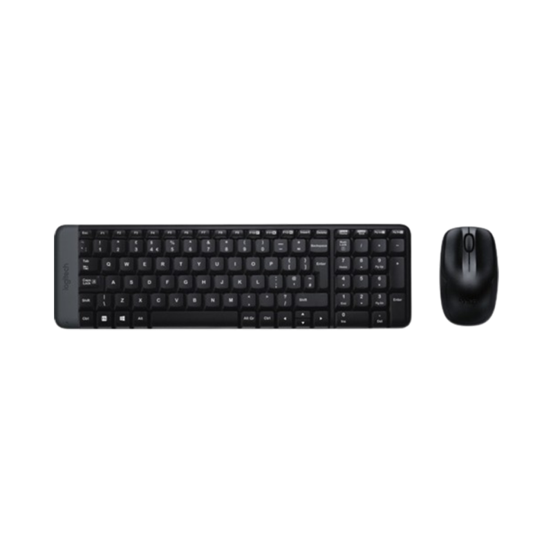 Clavier et souris sans fil Logitech MK220 - AZERTY (920-008318)