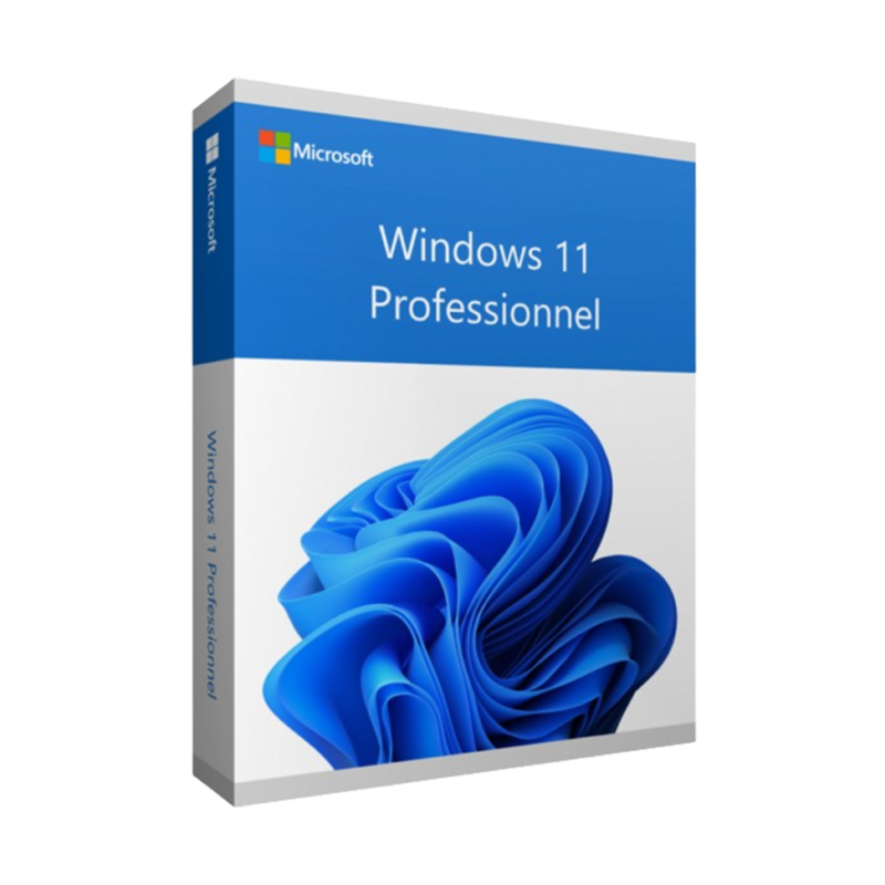 Microsoft Windows 11 Pro 64 bits Français (Licence originale + DVD) (FQC-10532)