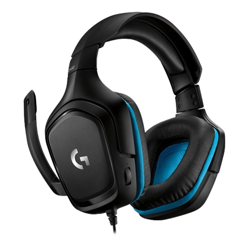 Casque gaming Logitech G432 avec son surround 7.1 - Jack 3