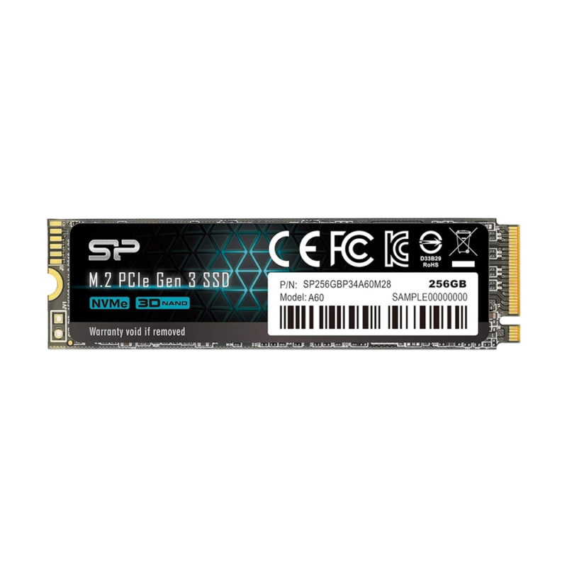 Silicon Power PCIe M.2 NVMe SSD 256Go Gen3x4 R/W up to 2