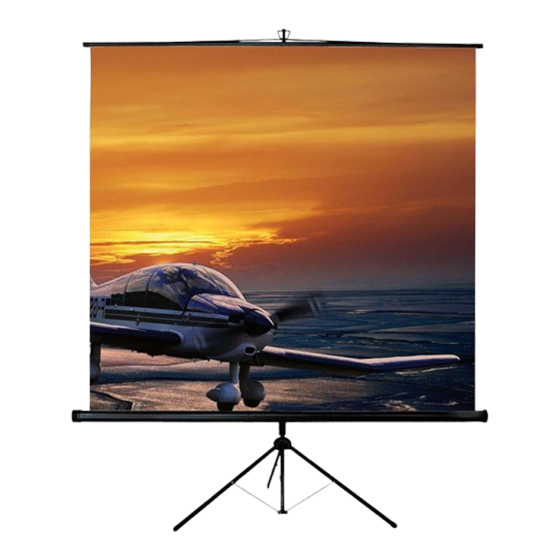 Écran de projection portable sur trépied 175 x 175 cm - Blanc Mat - ORAY SCREEN (TRE03B1175175)