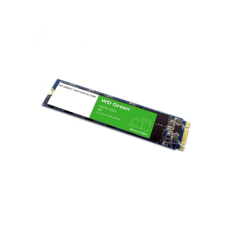 Disque dur interne SSD Western Digital Green M.2 480 Go Série SATA III (WDS480G3G0B)