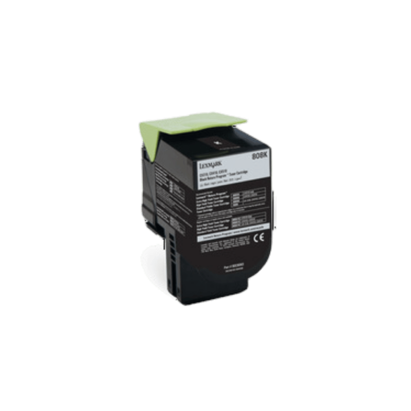 Lexmark 808K NOIR TONER (80C80K0)