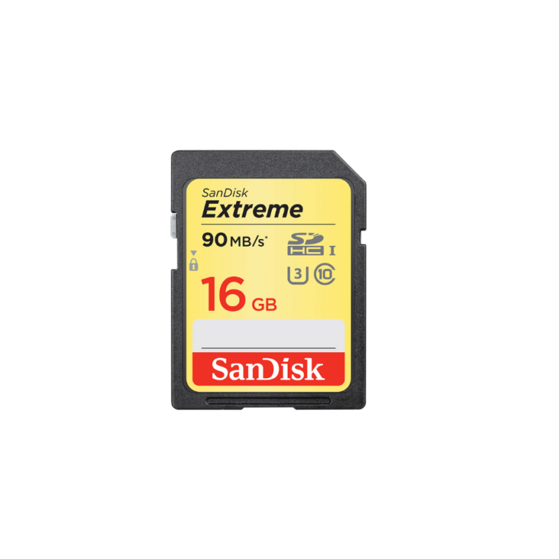 Carte SDHC SanDisk Extreme UHS-I 16GB (SDSDXNE-016G-GNCIN)