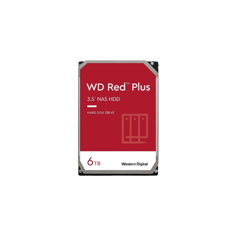 Disque dur interne 6 To Western Digital Red NAS 3.5″ SATA 5400RPM (WD60EFBX)