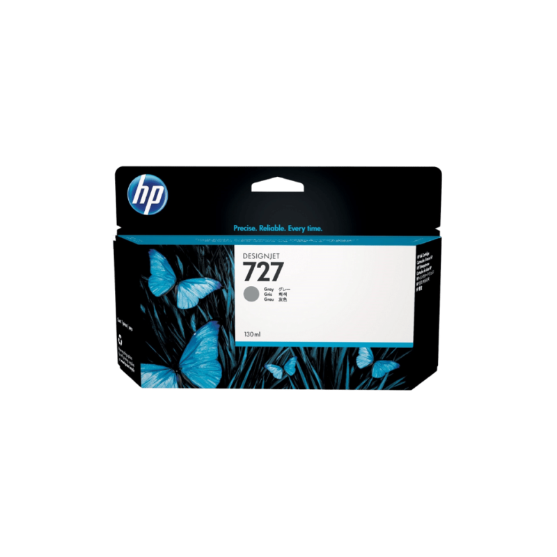 HP 727 Gris Cartouche d'encre 130 ml HP d'origine (B3P24A)