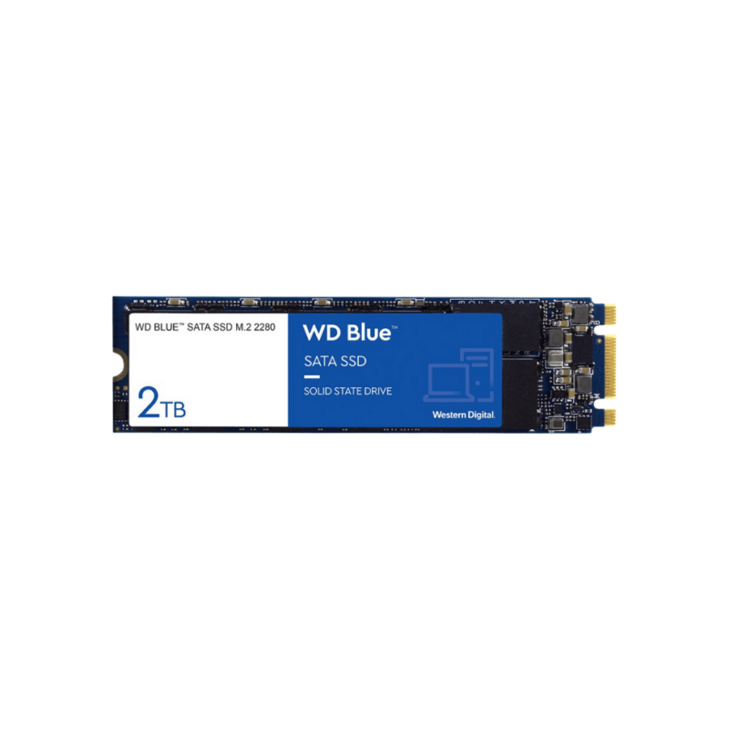 Disque SSD SATA Western Digital Blue 3D NAND - SSD - 2 To - SATA 6Gb/s (WDS200T2B0B)