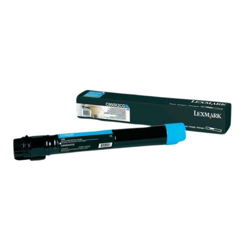 Cartouche cyan Lexmark très haute capacité C950 (C950X2CG)