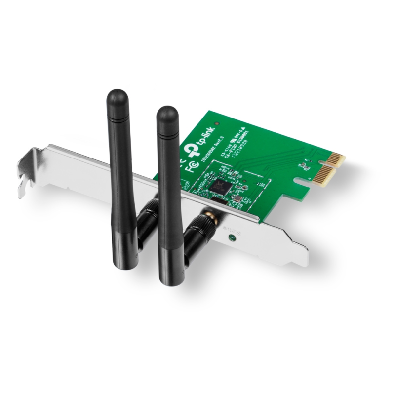 Adaptateur TP-Link PCI Express Wi-Fi N 300Mbps Avec équerre low profile (TL-WN881ND)