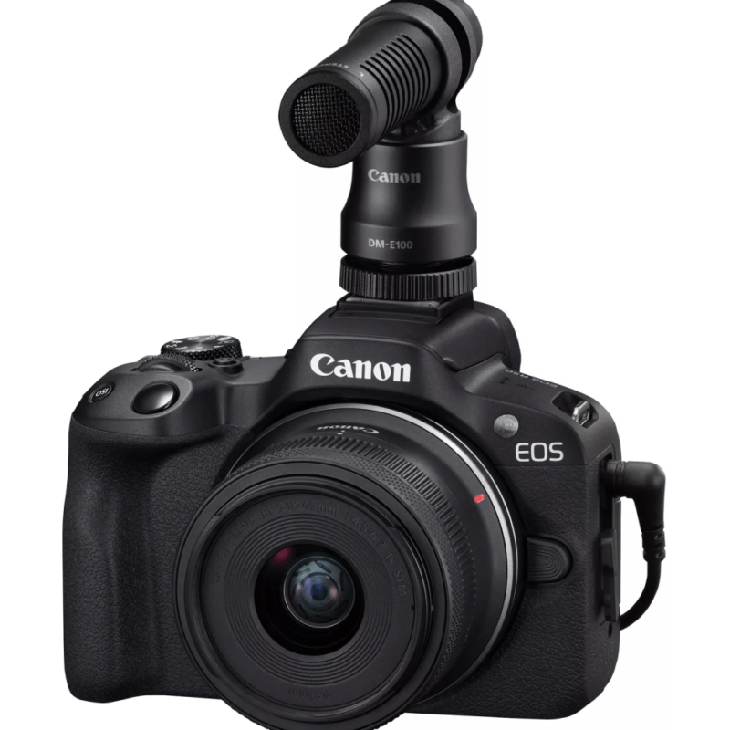 Appareil photo hybride Canon EOS R50 + objectif RF-S 18-45mm F4.5-6.3 IS STM (5811C035AA)