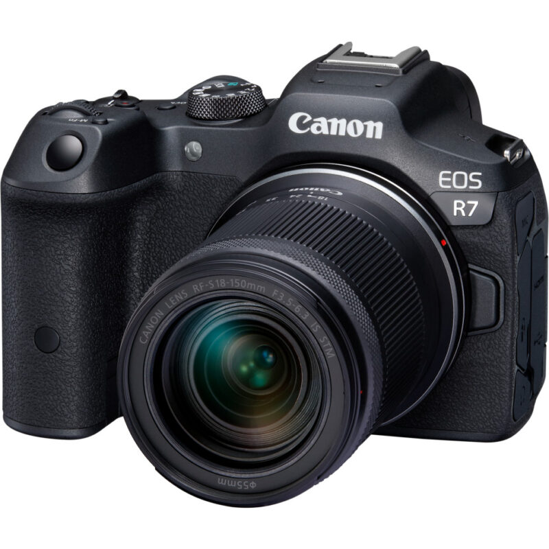 Appareil photo hybride Canon EOS R7 + objectif RF-S 18-150mm F3.5-6.3 IS STM (5137C010AA)