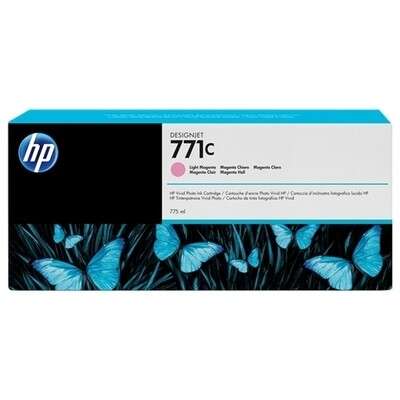 HP 771C Magenta Clair - Cartouche d'encre HP d'origine (B6Y11A)