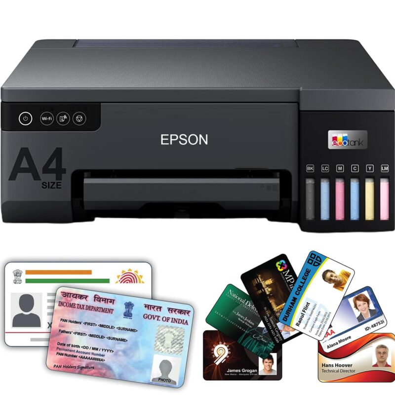 Epson EcoTank L8050 Imprimante Photo impression sur cartes PVC (C11CK37403)