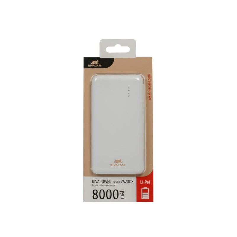 Banque d'alimentation Rivapower VA2008 - Powerbank de 8000 mAh (VA2008)