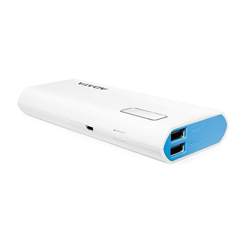 Banque d'alimentation ADATA P12500D Powerbanck à 12500 mAh Blanc (AP_12500D)