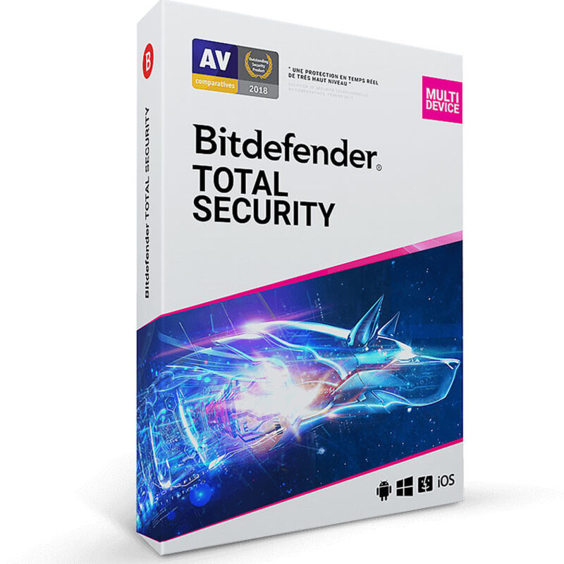 Bitdefender Total Security - 10 Postes / 2 an (CR_TS_10_24_FR)