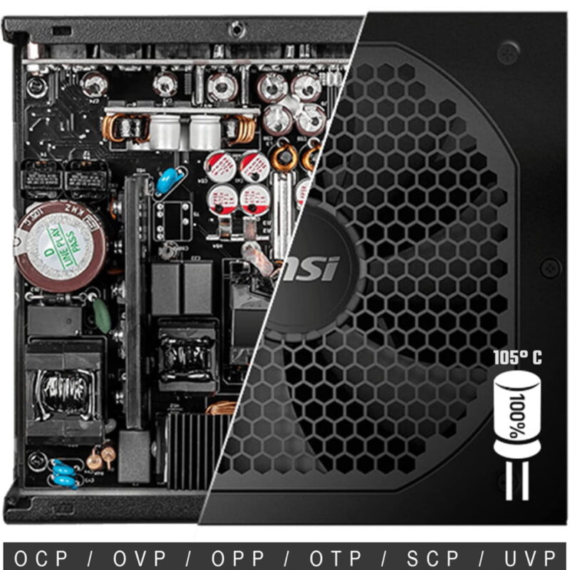 Bloc alimentation MSI MPG A850GF (MSI_306-7ZP0C11-CE0)