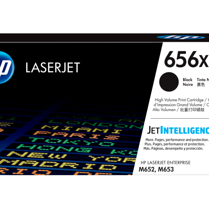 HP 656X High Yield Black Original LaserJet Toner Cartridge