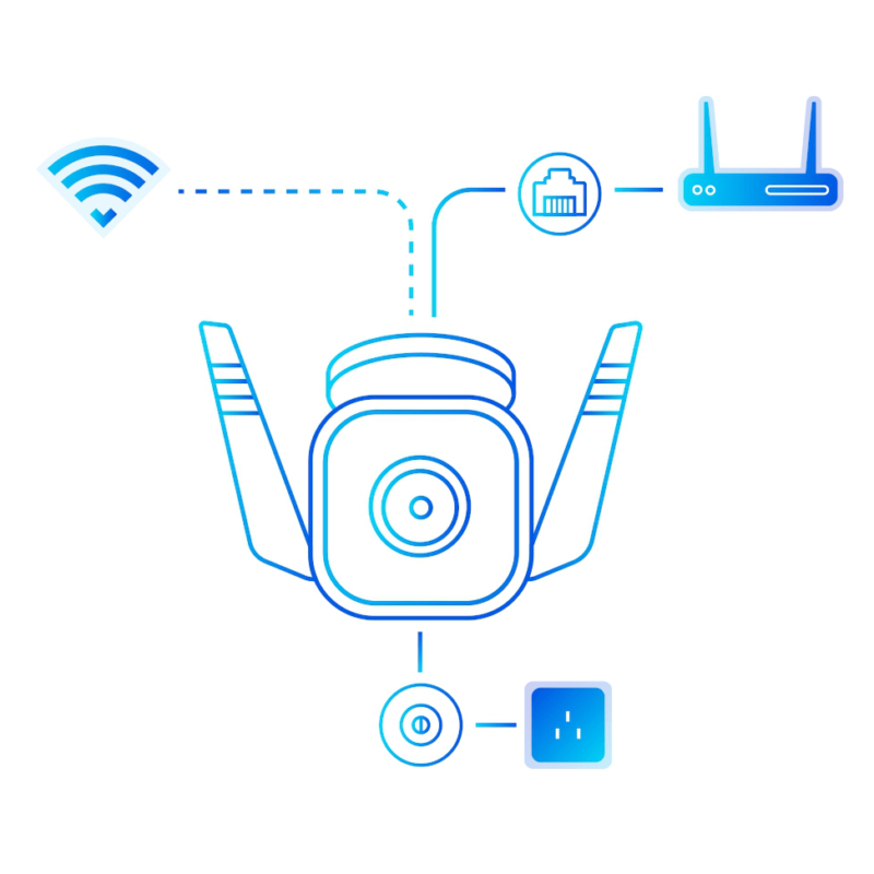 Caméra de sécurité WiFi TP-Link Tapo C310 3 MP pour l'extérieur (TAPOC310)