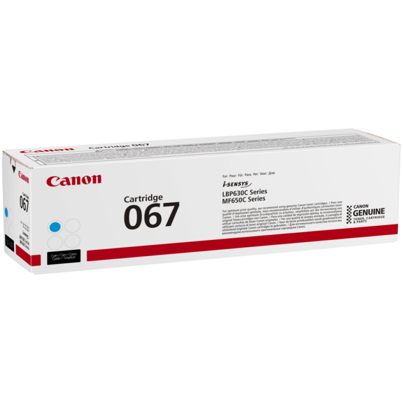 Toner Canon 067 Cyan d'origine (5101C002AA)