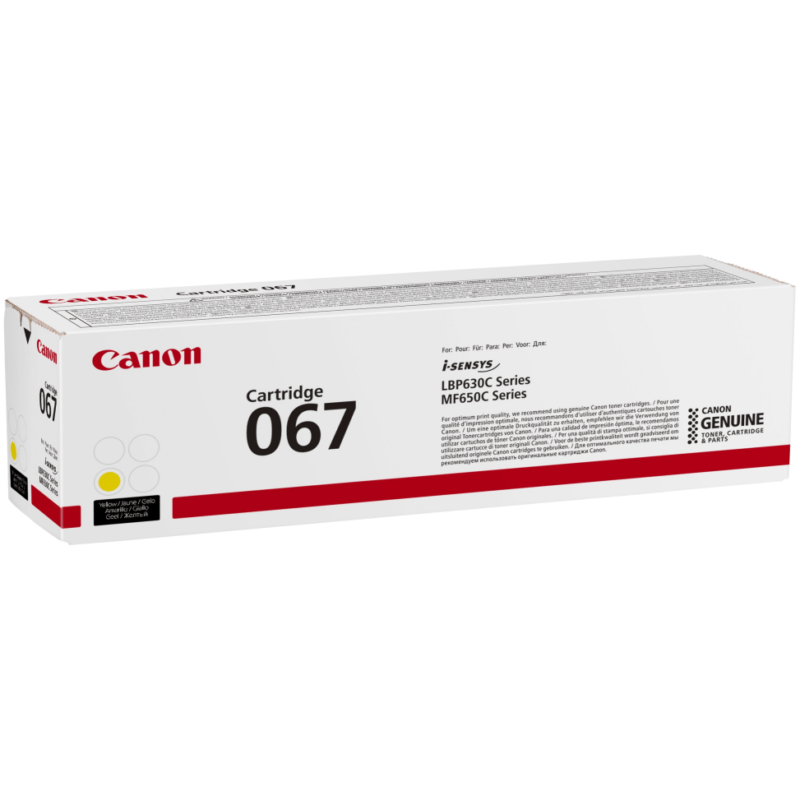 Toner Canon 067 Jaune d'origine (5099C002AA)