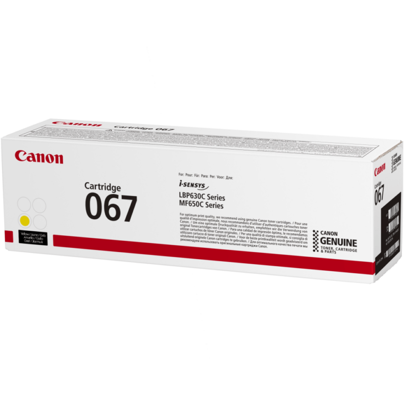 Toner Canon 067 Jaune d'origine (5099C002AA)