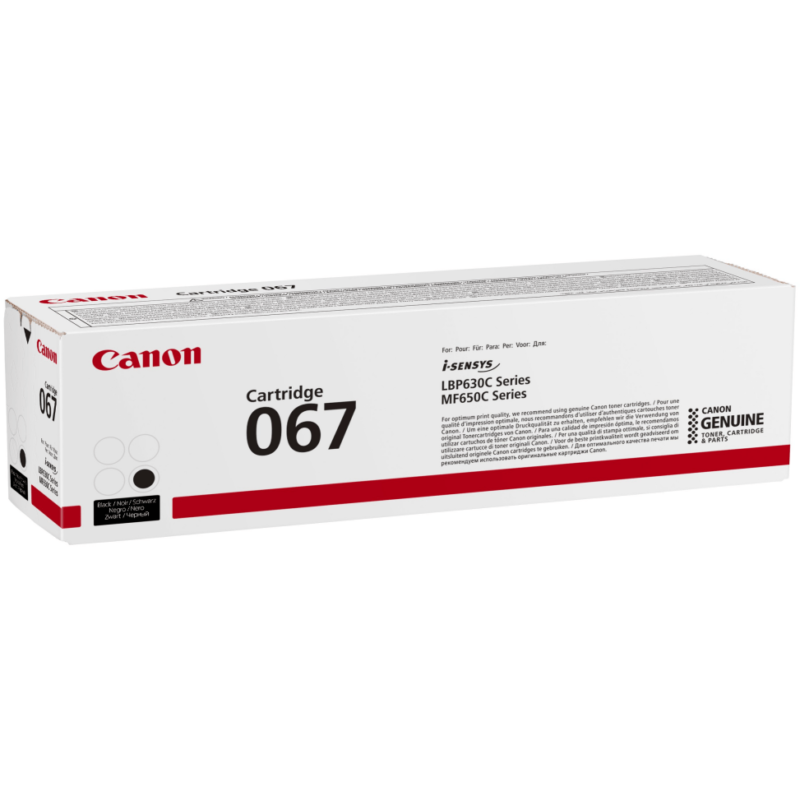 Toner Canon 067 Noir d'origine (5102C002AA)