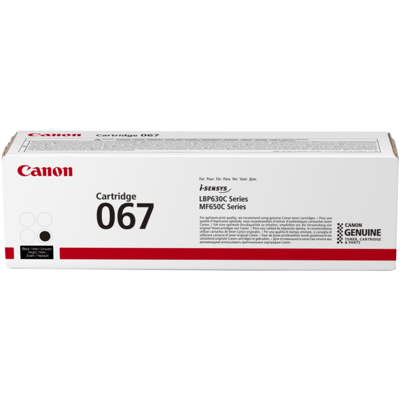 Toner Canon 067 Noir d'origine (5102C002AA)