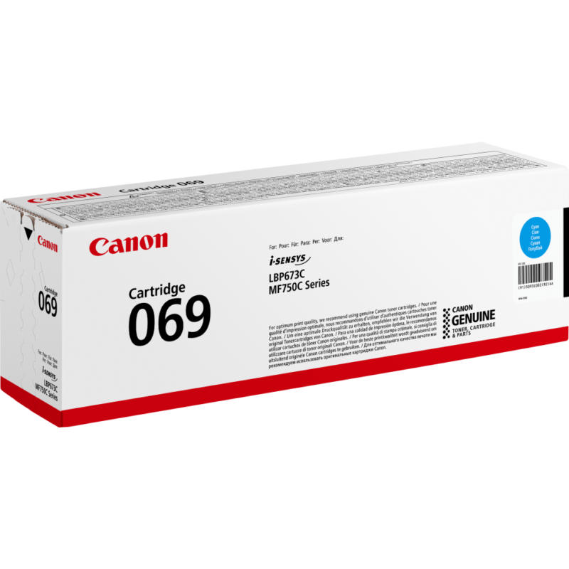 Toner Canon 069 Cyan d'origine (5093C002AA)