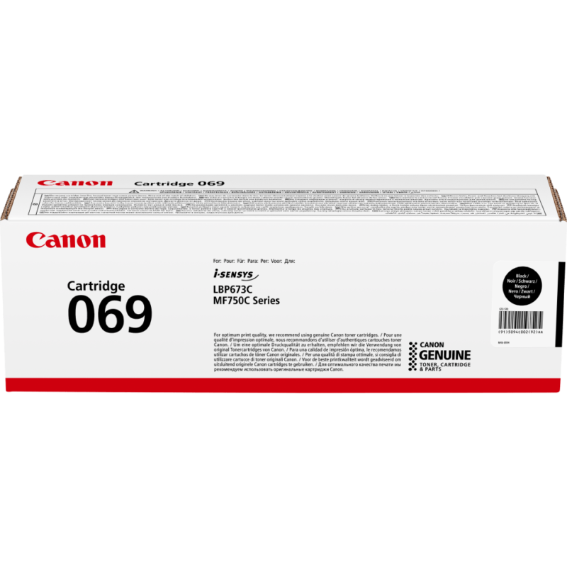 Toner Canon 069 Noir d'origine (5094C002AA)