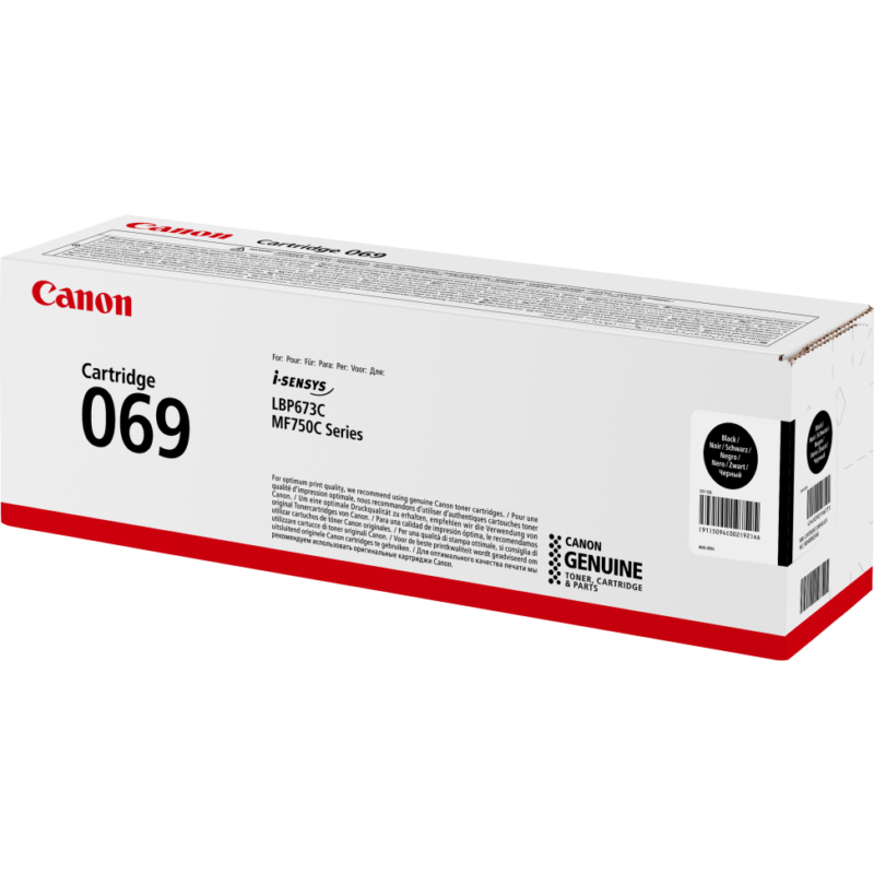 Toner Canon 069 Noir d'origine (5094C002AA)