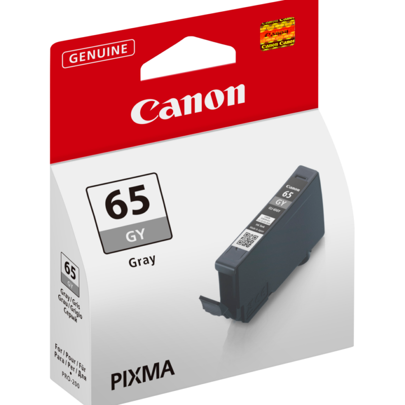 Canon CLI-65GY Gris - Cartouche d'encre Canon d'origine (4219C001AA)