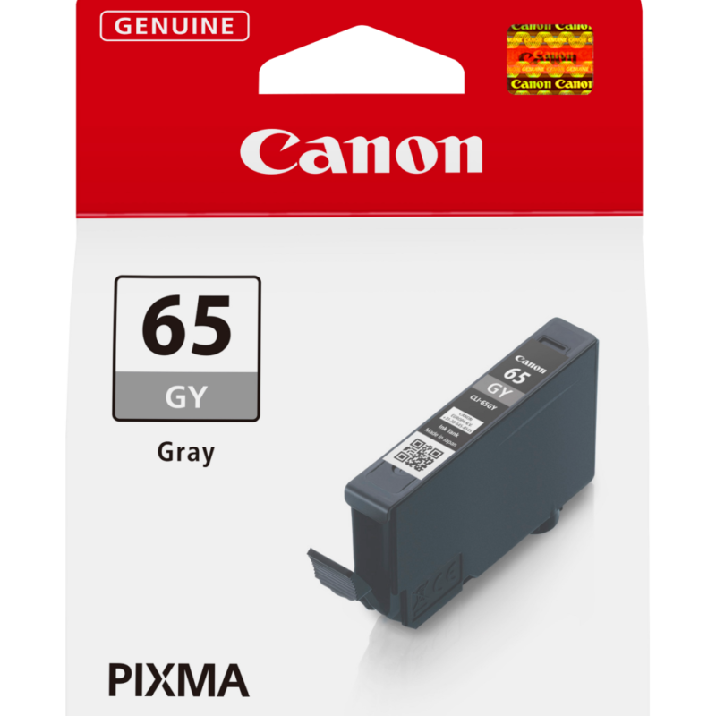 Canon CLI-65GY Gris - Cartouche d'encre Canon d'origine (4219C001AA)