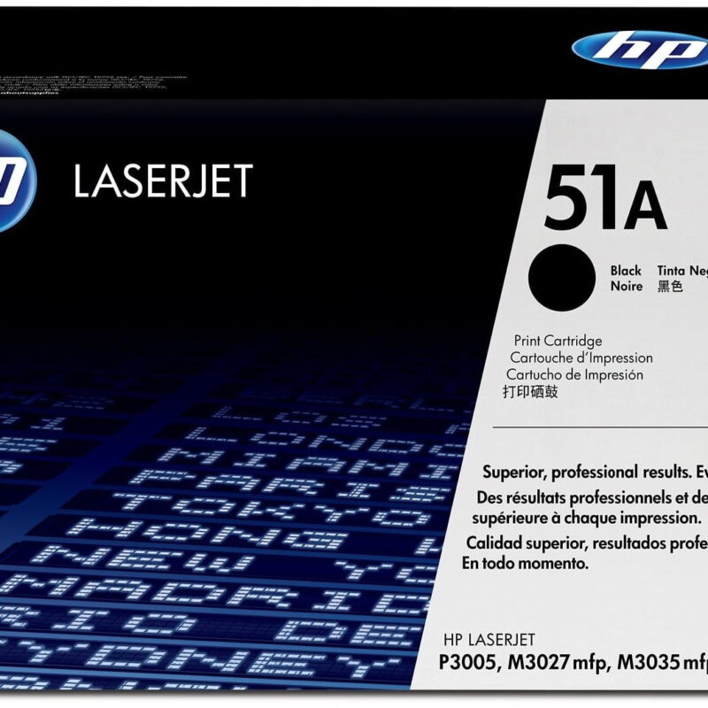 HP 51A Noir (Q7551A) - Toner HP LaserJet d'origine