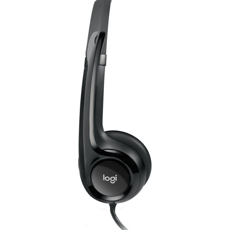 Casque Logitech H390 avec microphone anti-parasite - USB (981-000406)