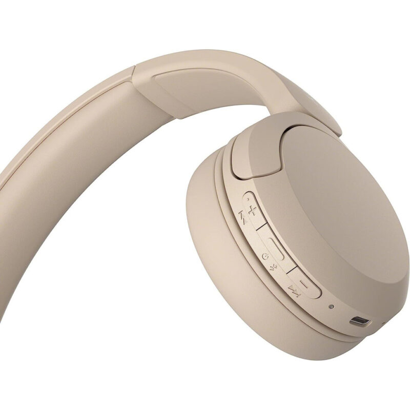 Casque Bluetooth Sony ‎Circum-Auriculaire WH-CH520 Beige (WH-CH520/CZ E)