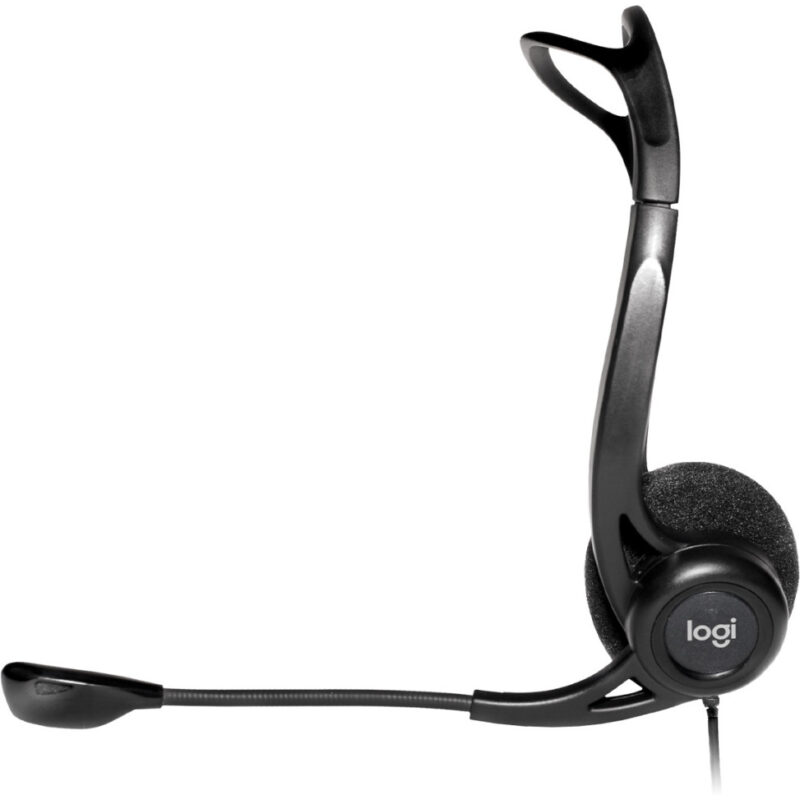 Casque Logitech 960 pour ordinateur avec microphone anti-parasite - USB (981-000100)