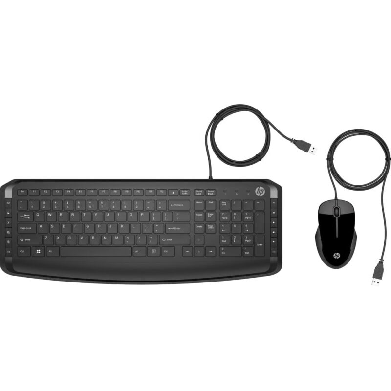 Clavier et souris filaires HP 200 AZERTY (9DF28AA)