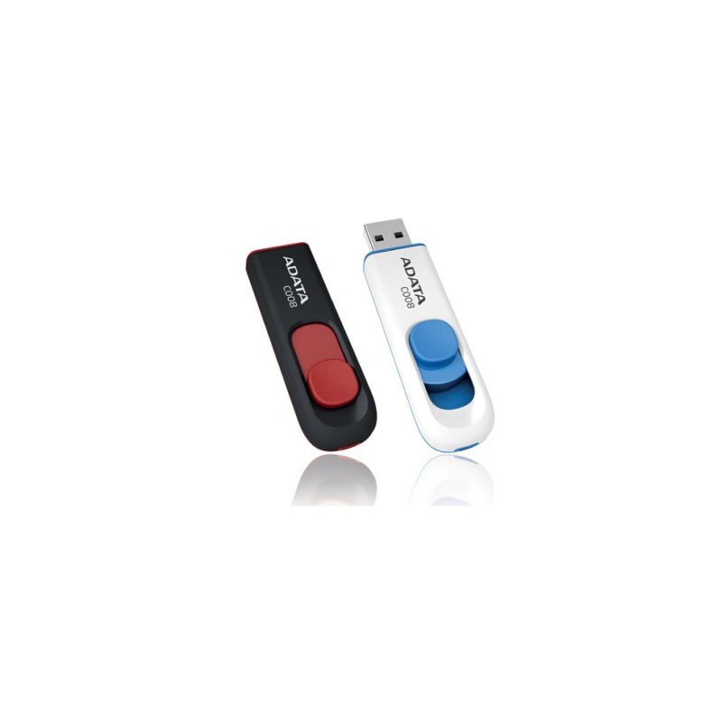 Clé USB ADATA Classic Series C008 16GB noir (AC008-16GB-RKD)