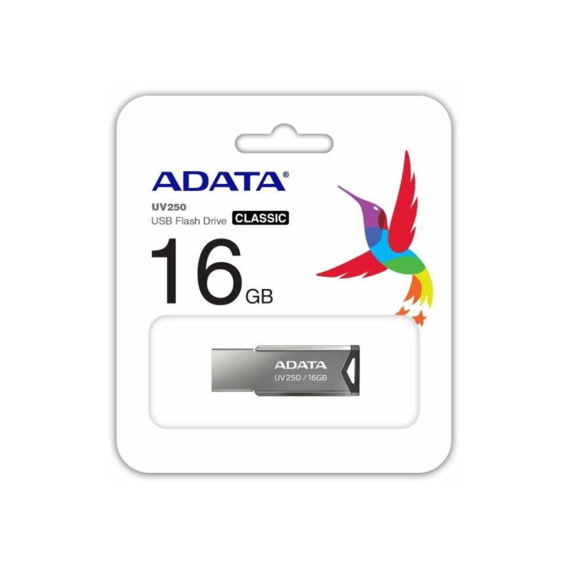 ADATA CLE USB 2.0 METAL UV250 16G (AUV250-16G-RBK)