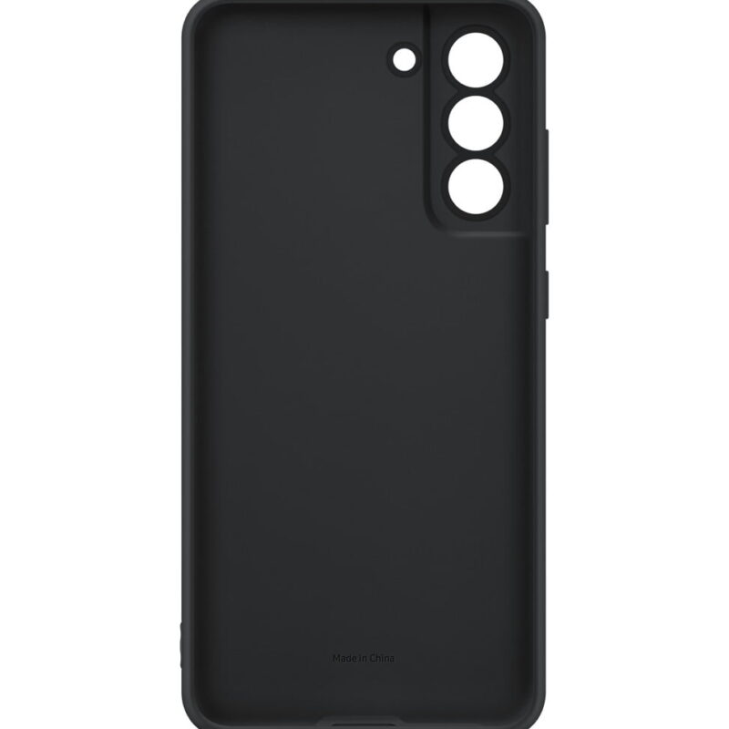 Coque Samsung en silicone Galaxy S21 FE Noir (EF-PG990TBEGWW)