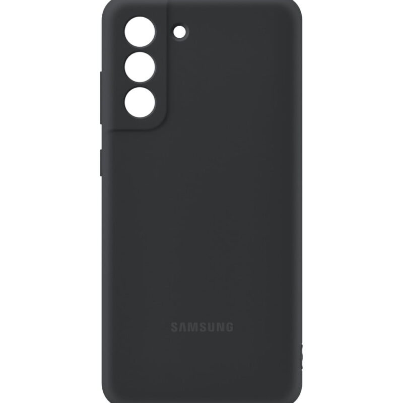 Coque Samsung en silicone Galaxy S21 FE Noir (EF-PG990TBEGWW)