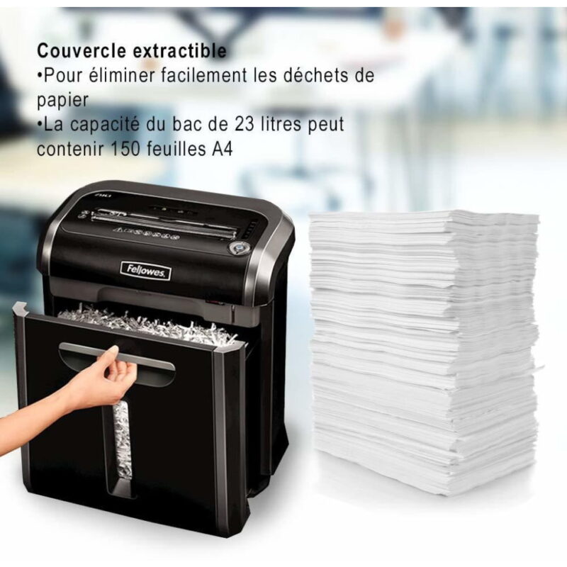 Déchiqueteuse Fellowes Powershred® 79Ci à Coupe Croisée (4679001)