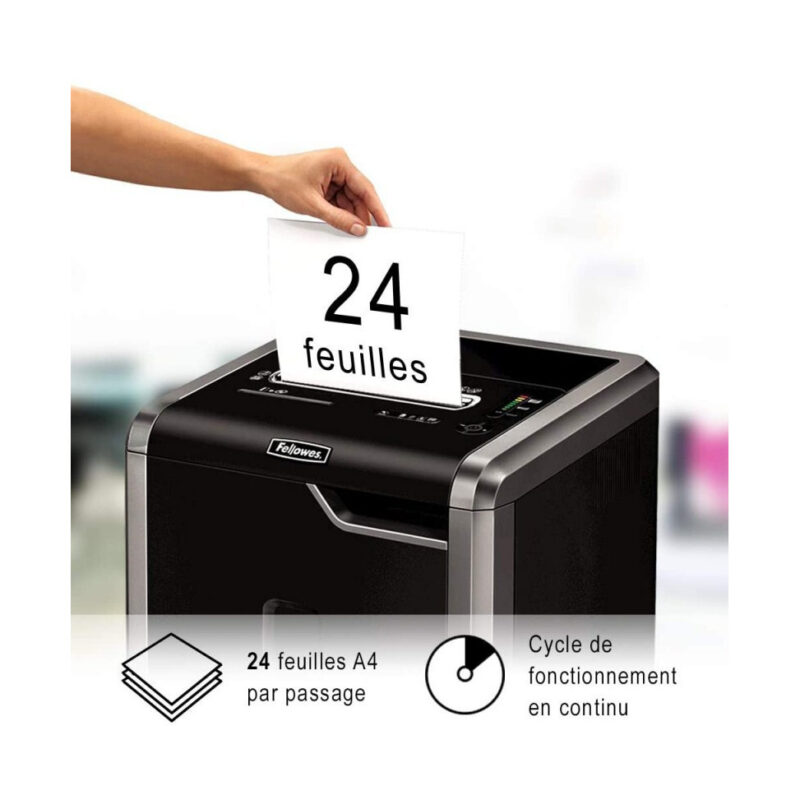 Destructeur Fellowes Powershred 225i Coupe droite (4623001)