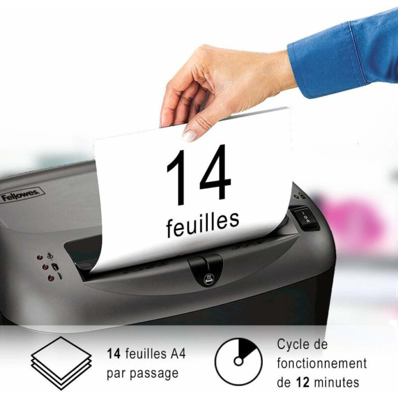 Destructeur Fellowes Powershred 70S Coupe droite (4671101)