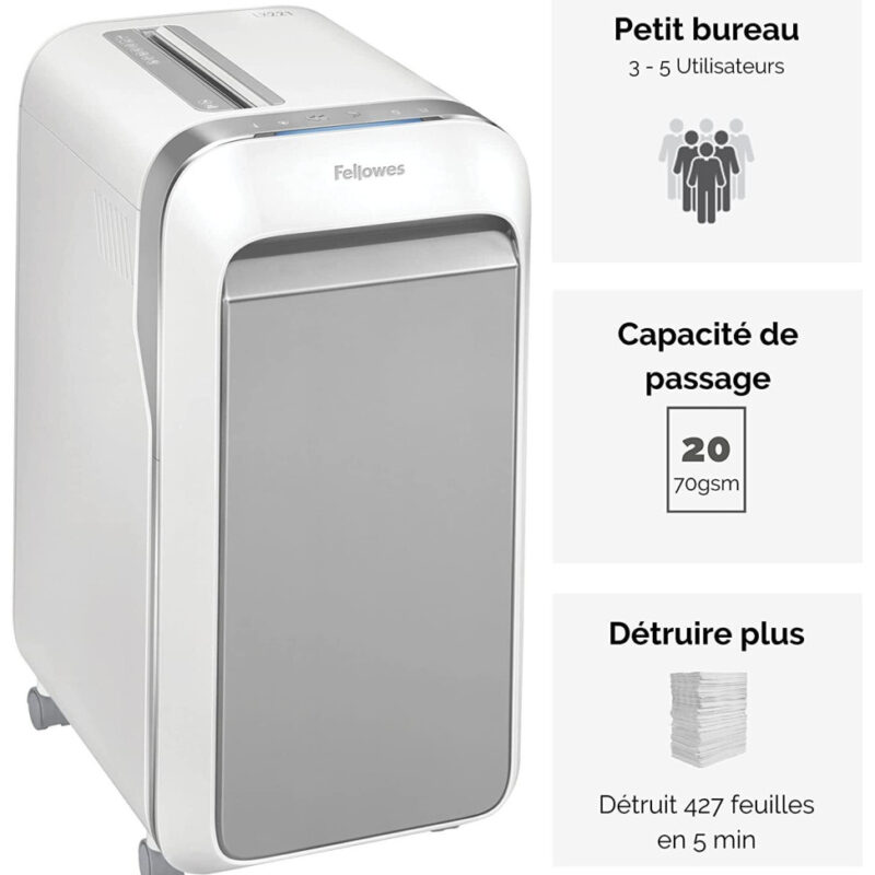 Destructeur Fellowes Powershred LX221 microparticules (5050501)