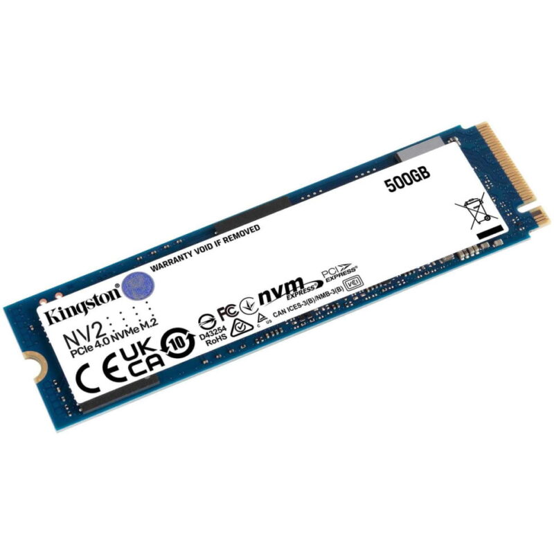 Disque Dur interne SSD Kingston NV2 M.2 500 GB PCI Express 4.0 NVMe