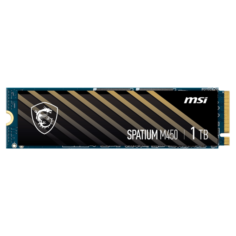 Disque Dur interne SSD MSI Spatium M450 PCIe 4.0 NVMe M.2 1To (MSI_S78-440L980-P83)