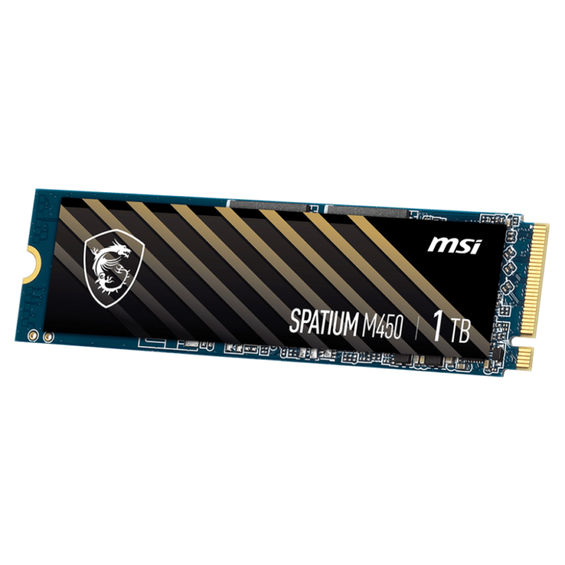 Disque Dur interne SSD MSI Spatium M450 PCIe 4.0 NVMe M.2 1To (MSI_S78-440L980-P83)