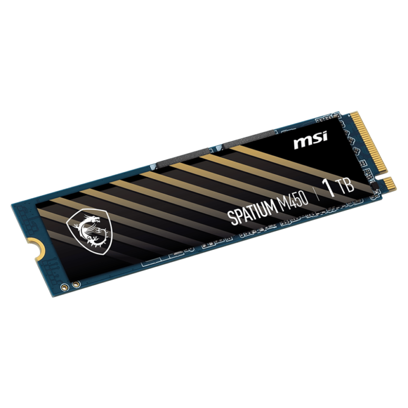 Disque Dur interne SSD MSI Spatium M450 PCIe 4.0 NVMe M.2 1To (MSI_S78-440L980-P83)